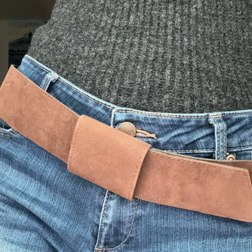 Unbranded Women's Brown and Tan Belt
